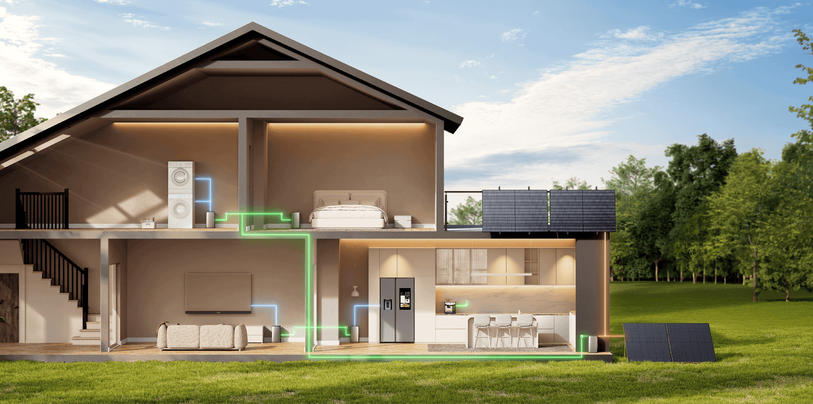 Ein smartes Zuhause mit einer Photovoltaikanlage