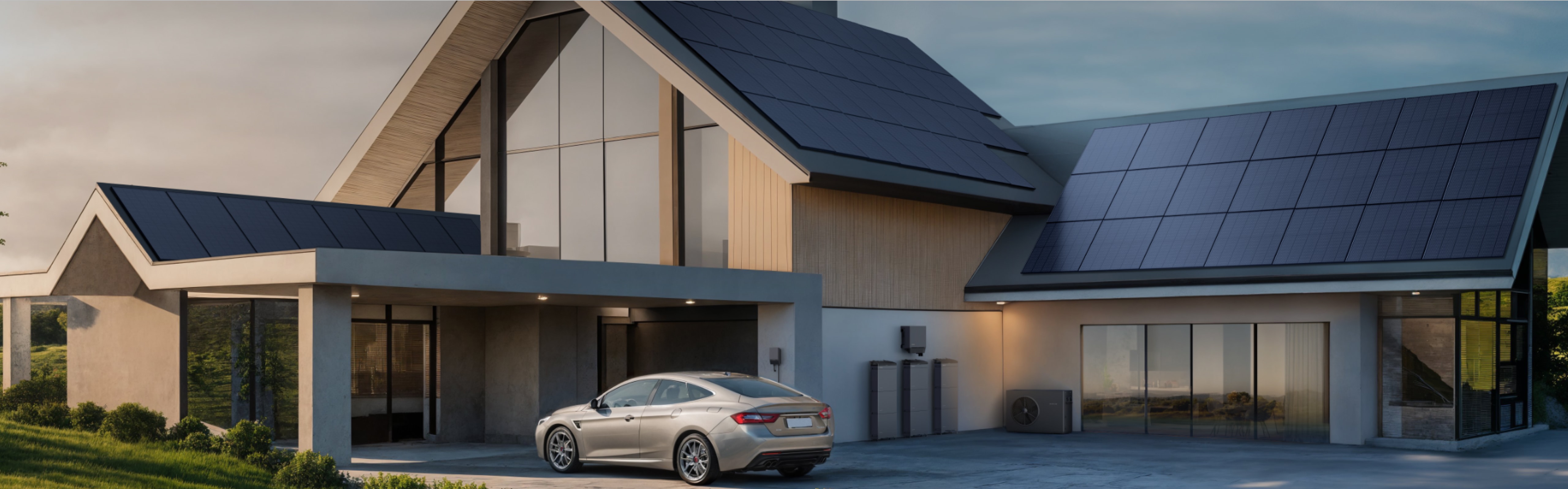 Die Nutzung der Sonnenenergie in einem modernen Zuhause mit PV- und Speichersystem