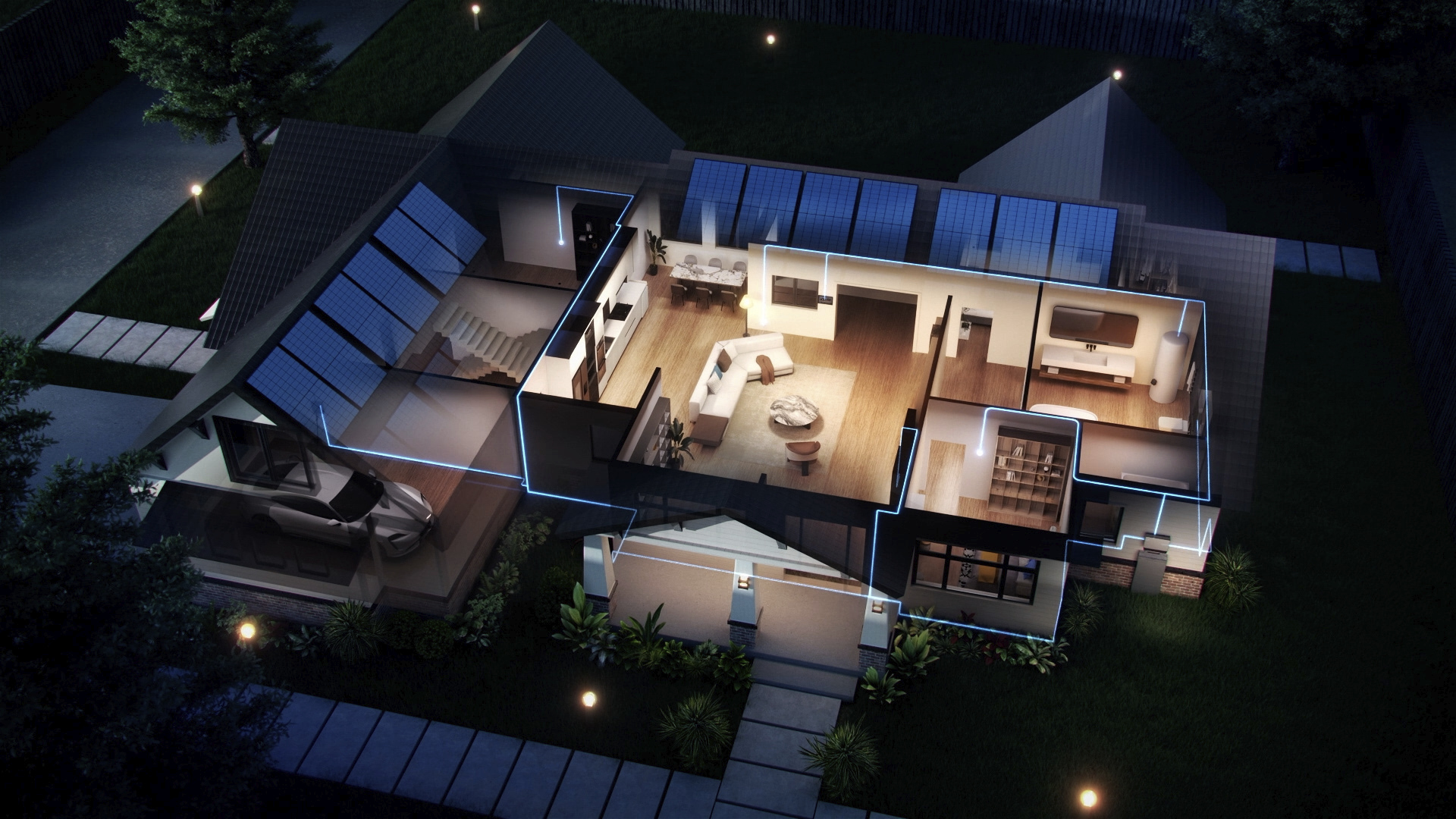 Energie-Setup für das Zuhause mit EcoFlow-Energiespeicher- und Heizlösungen