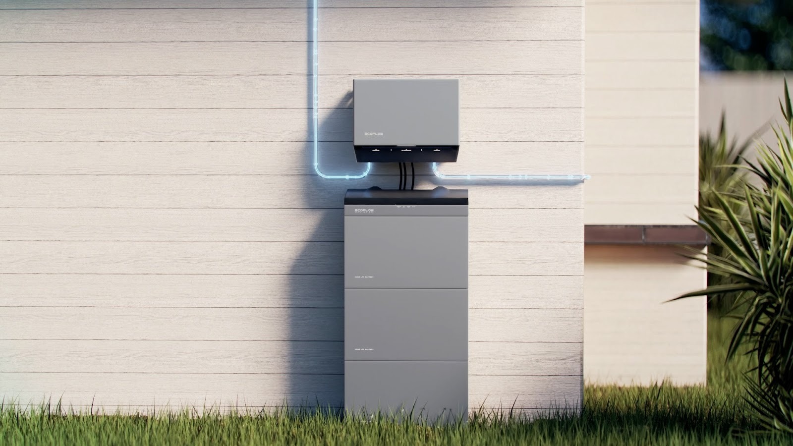  Un sistema di accumulo PowerOcean installato all’esterno di un’abitazione