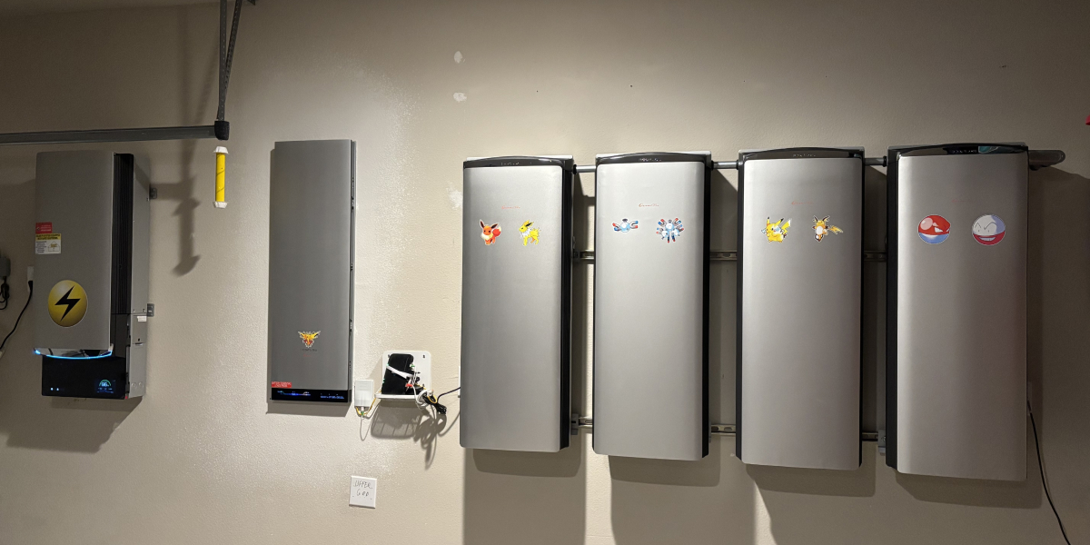 Texas homeowner Mark with EcoFlow OCEAN Pro whole-home backup system and 40kWh storage