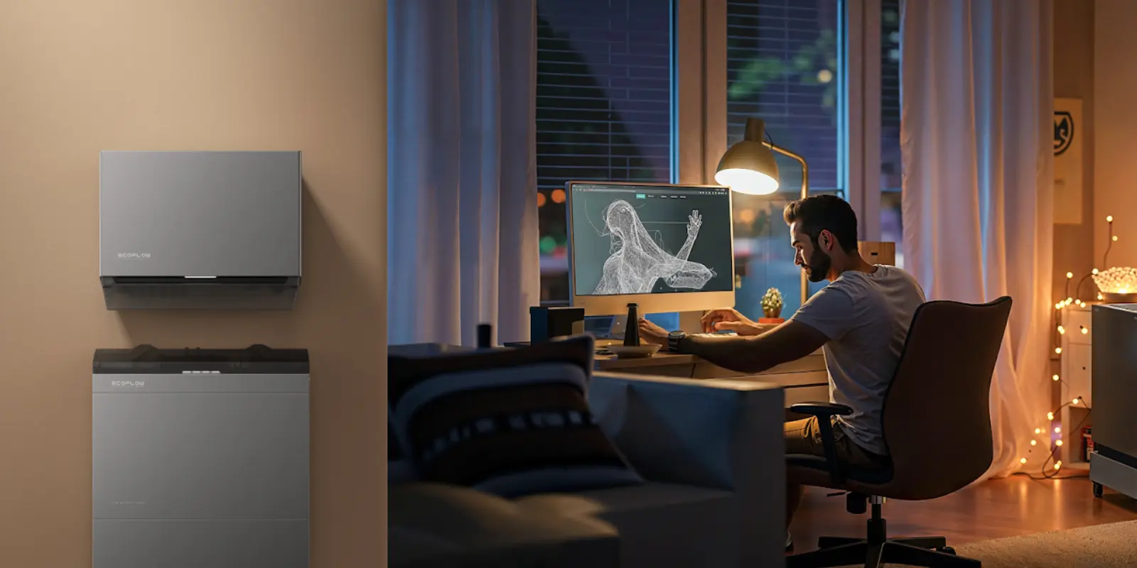 EcoFlow PowerOcean Batteriespeicher für Zuhaus