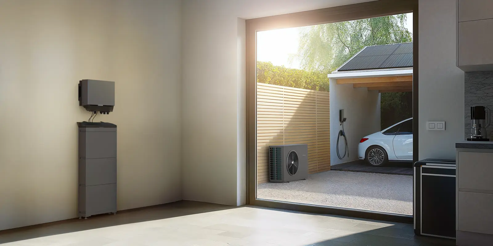 EcoFlow PowerHeat heat pump with solar power