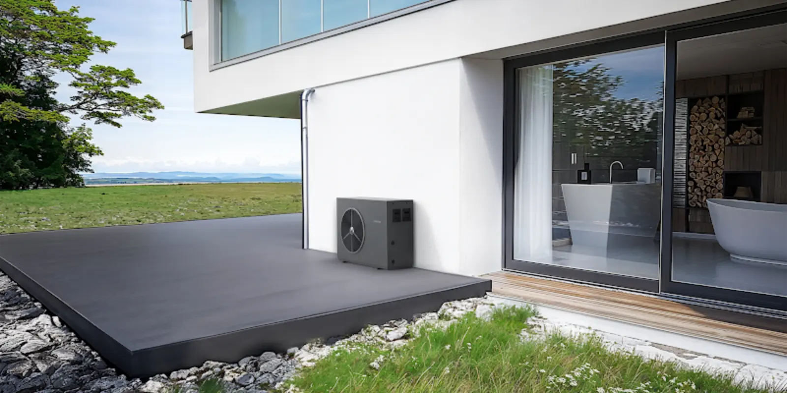 Pompa di calore EcoFlow PowerHeat alimentata da energia solare