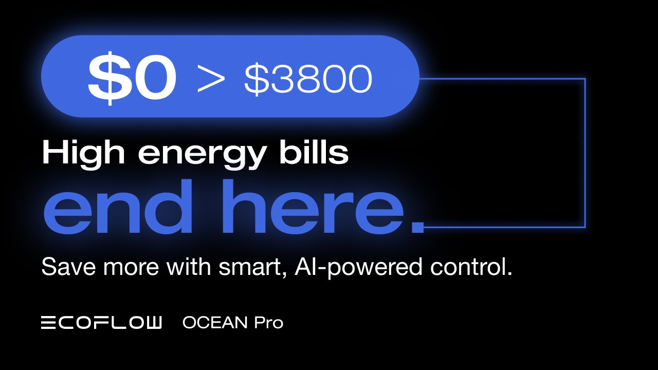 Save money with EcoFlow Ocean Pro