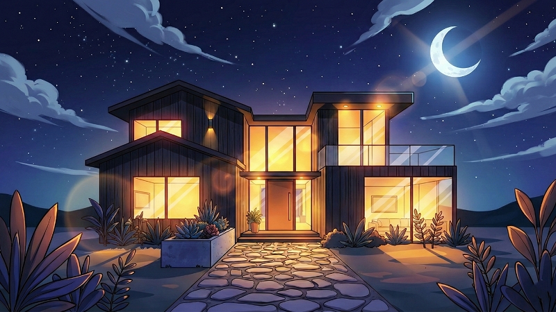The beauty of modern black homes
