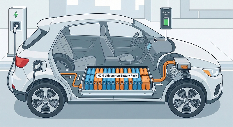 Use of NCM batteries in EVs