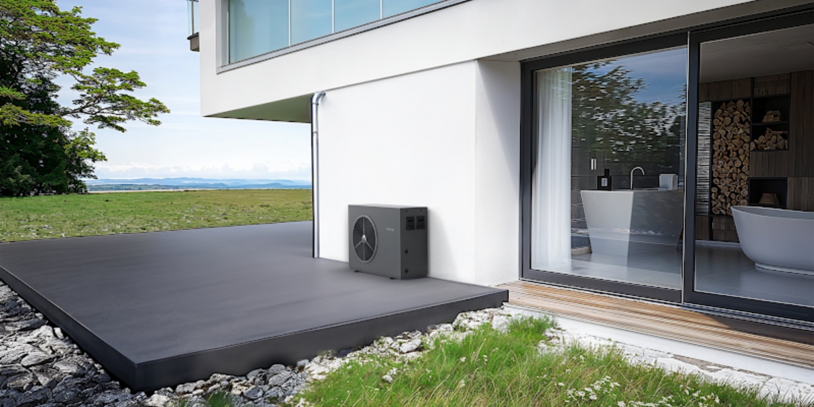 Pompa di calore EcoFlow PowerHeat alimentata da energia solare