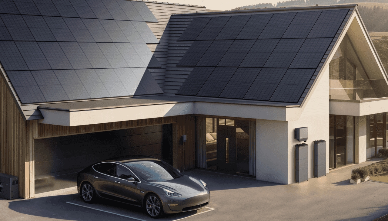 Hybrid solar and battery storage systems