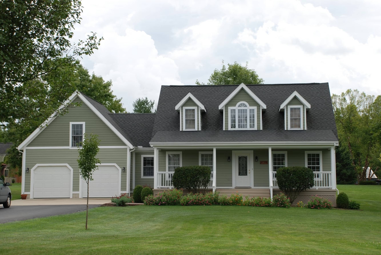 modern colonial style home