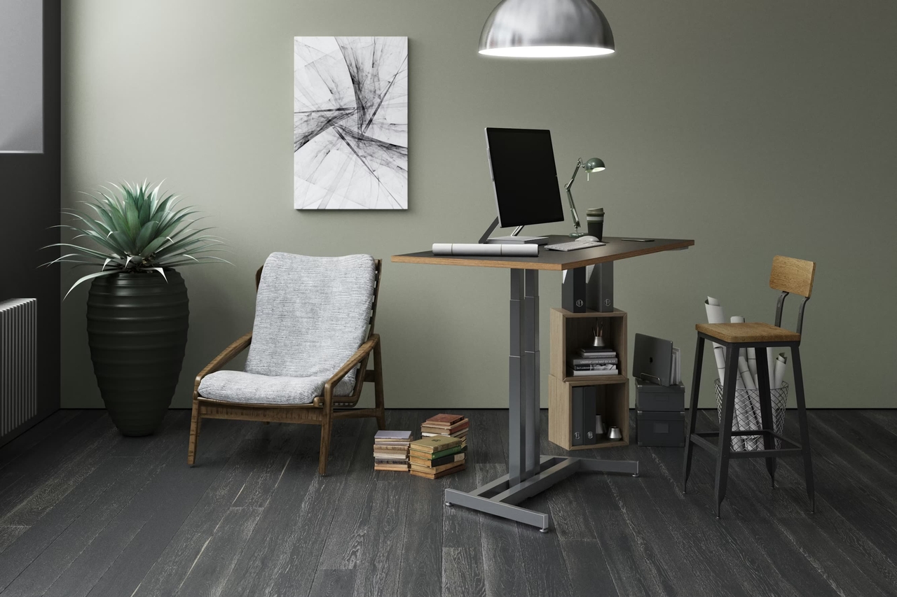 garage conversion to professional office workspace