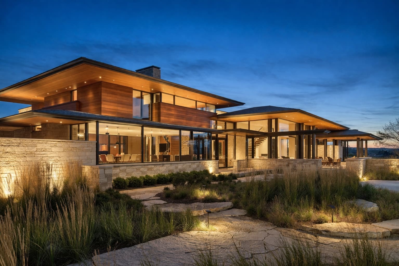 modern Prairie-style house design
