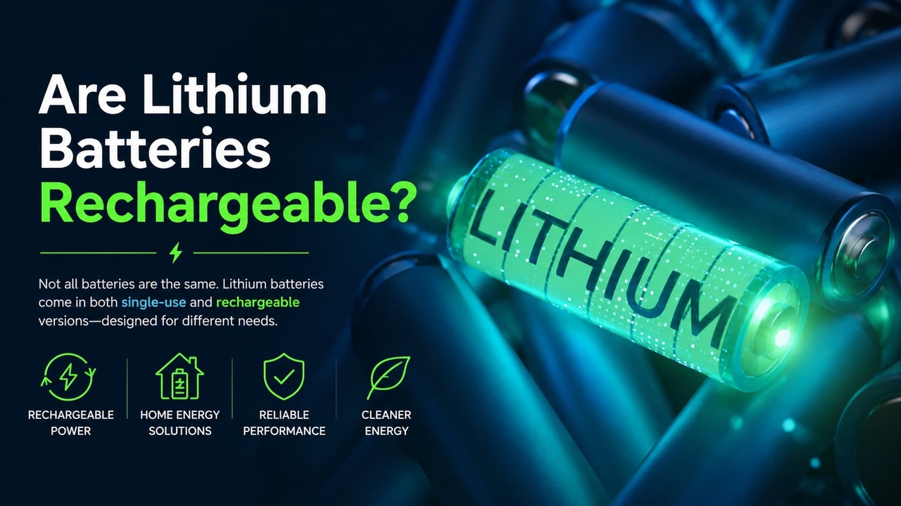 Rechargeable lithium battery power