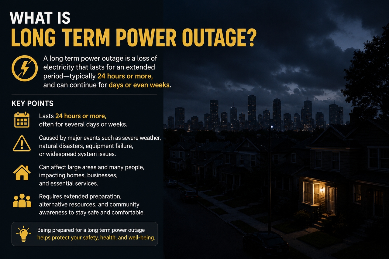 long-term power outage