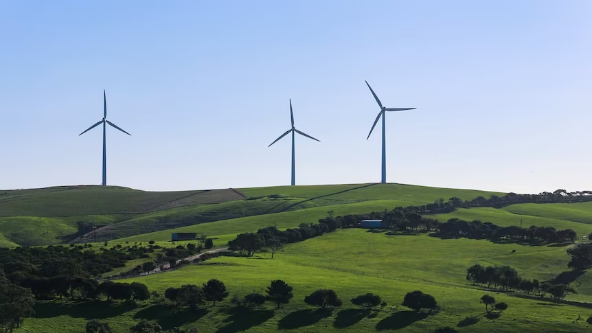 South Australia's wind energy farms