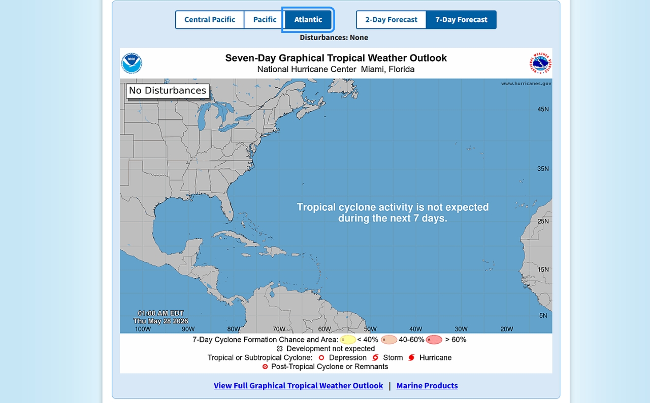hurricane map