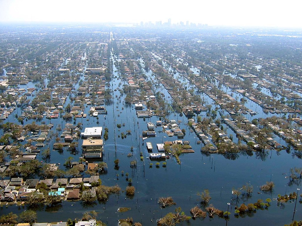Katrina hurricane in Louisiana