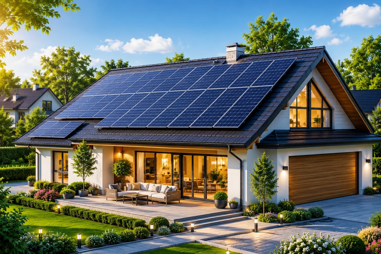 Who owns the solar panels