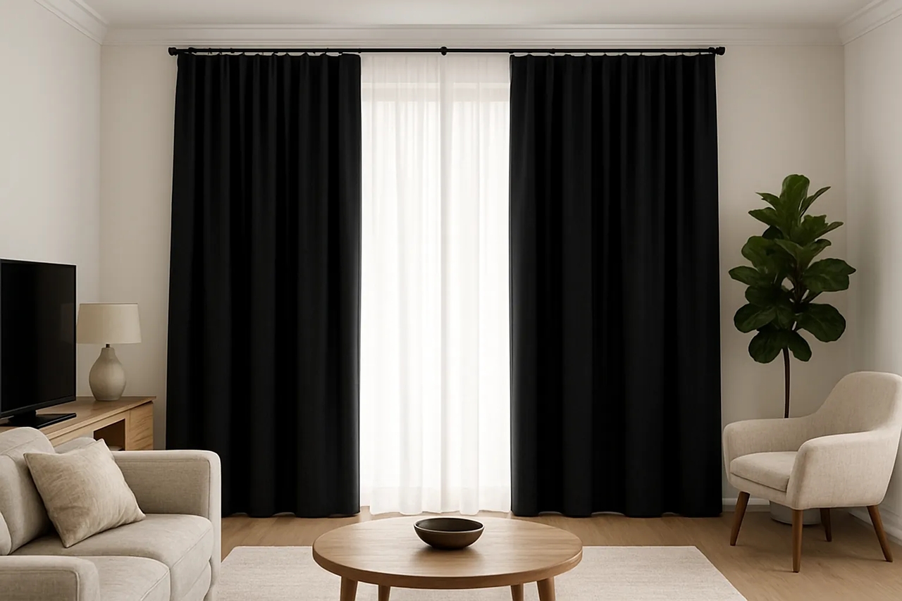 blackout curtains