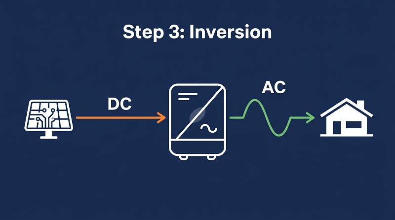 Conversion to AC power