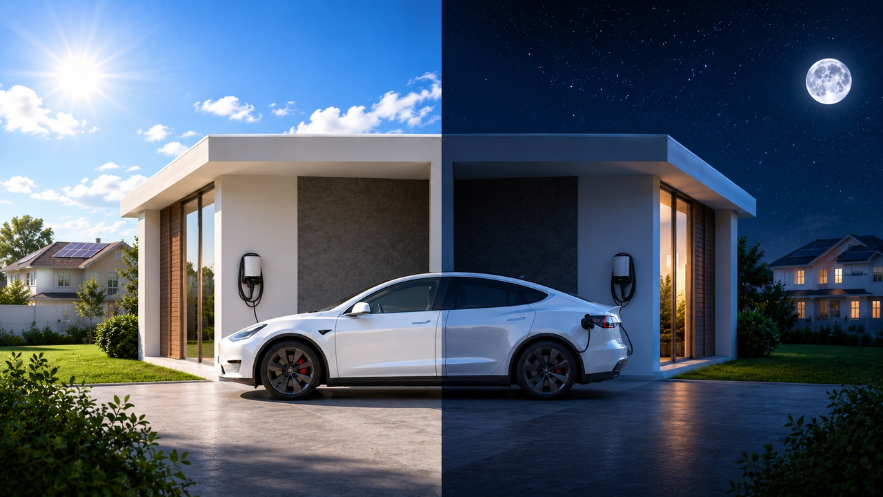 day vs night ev charging comparison