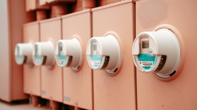 The electric meter records your electricity usage