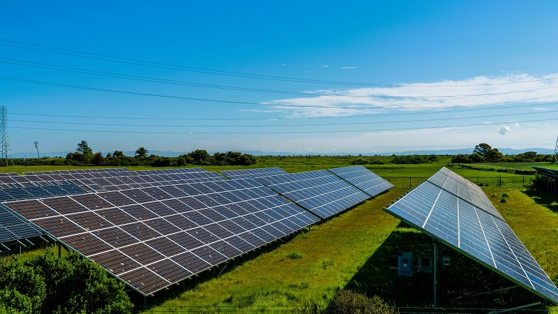 Community solar farm on an underutilized land