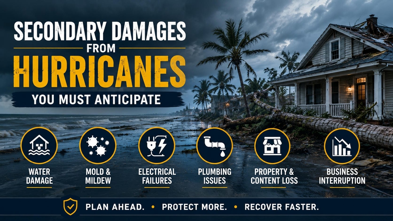 Secondary Damages from Hurricanes You Must Anticipate