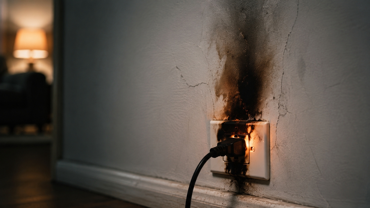 Electrical fires in walls