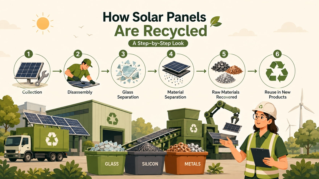 solar panel recycling process