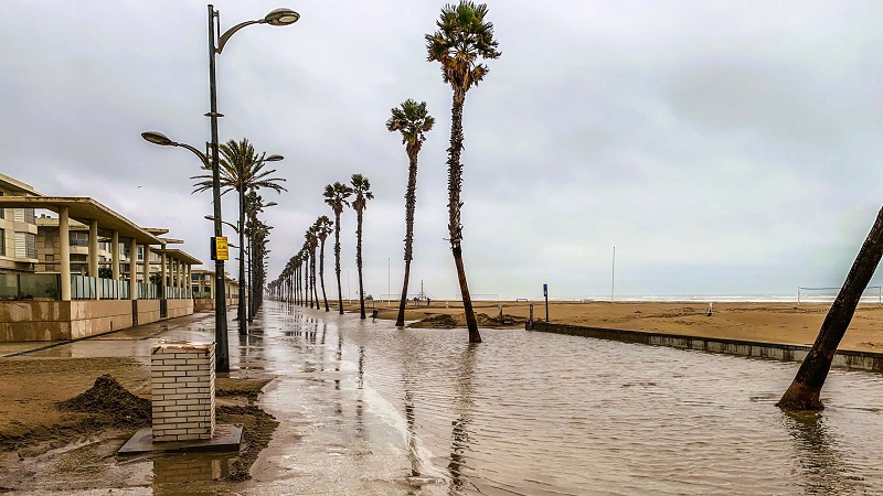 Onset of coastal flooding