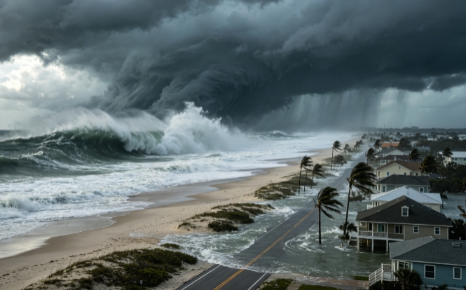 the causes of storm surge