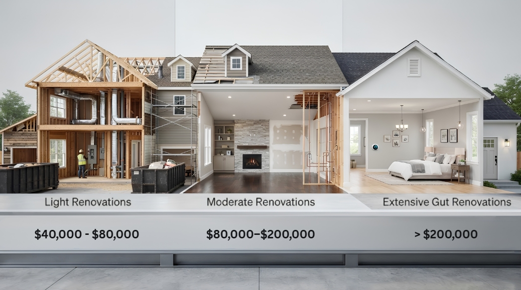 How much does a complete house renovation cost