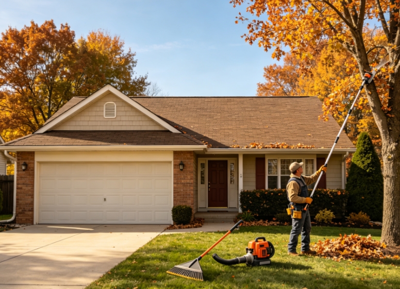 Clear outdoor winter hazards