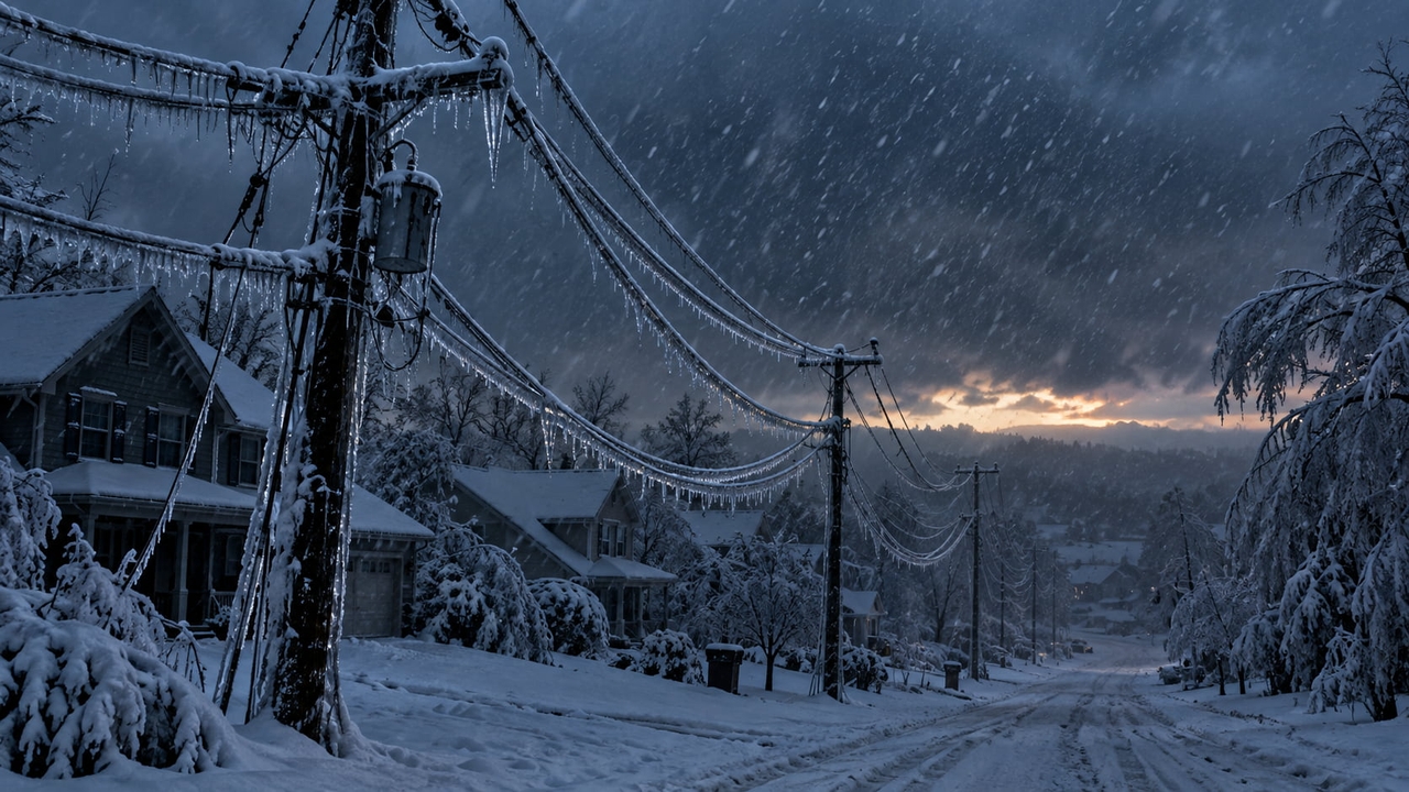 Grid strain and power outage risks